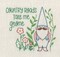 Stitcher's Revolution Gnome Sweet Gnome SR35 embroidery iron on pattern
